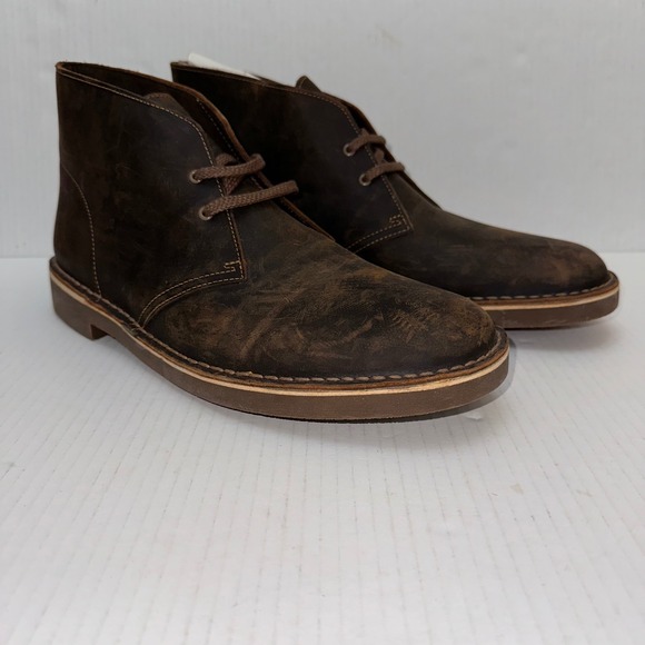 Clarks Desert Boots Mens 13 Bushacre 2 Ankle Brown Leather Lace Up Chukka Shoes main image 11